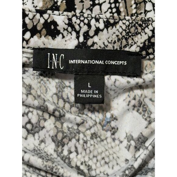 International Concepts Snake Print Tunic Blouse, Size L - Picture 6 of 7
